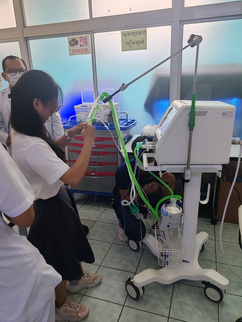 SLE6000H Neonatal Ventilator Installation & Training at the National Center for Maternal and Child Protection