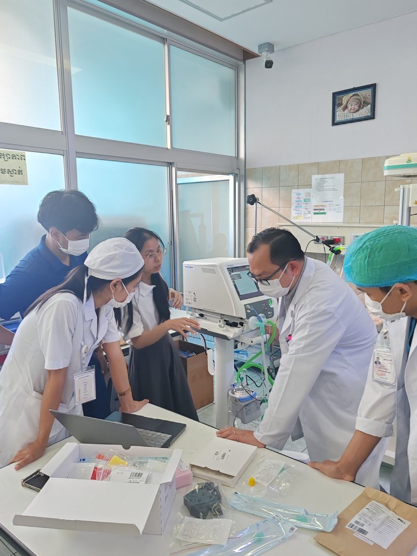 SLE6000H Neonatal Ventilator Installation & Training at the National Center for Maternal and Child Protection